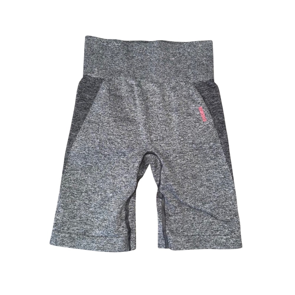 Gymshark Vital Seamless‎ 2.0 Shorts Womens Small Grey Excellent High Waisted